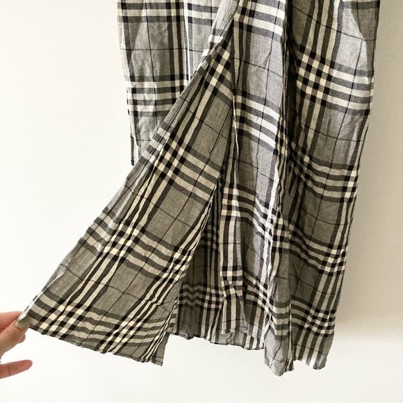 Rag‎ & Bone Amber Plaid Front Twist Dress Size 00 - Picture 8 of 12